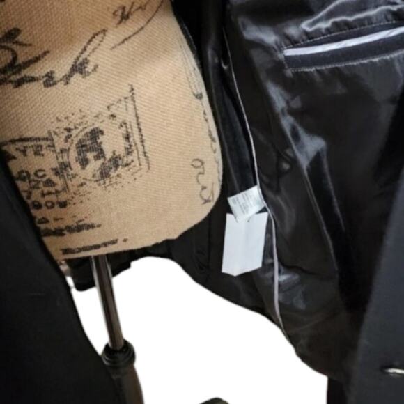 CALVIN klein Black belted hooded wool blend Walking coat plus size 3X new!!! - Picture 7 of 15